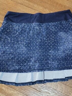 lululemon athletica Navy Printed Mini Skirt